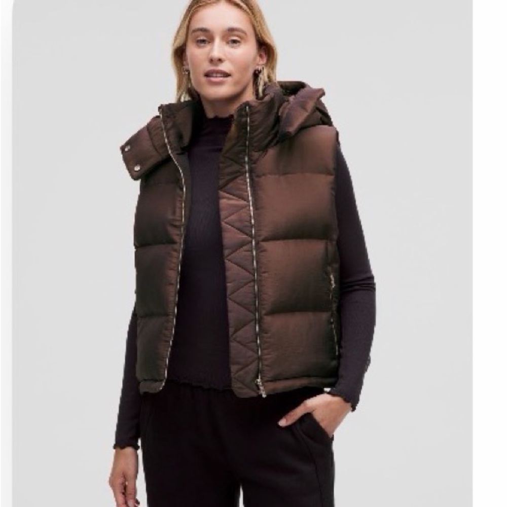 lululemon wunder puff cropped vest